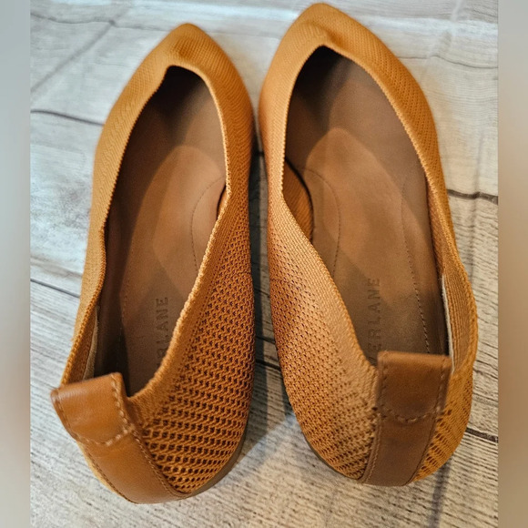 Everlane Women’s •Size 10.5• The 40 Hour Flat Pointed Toe Shoes Comfort Toffee - Picture 7 of 11